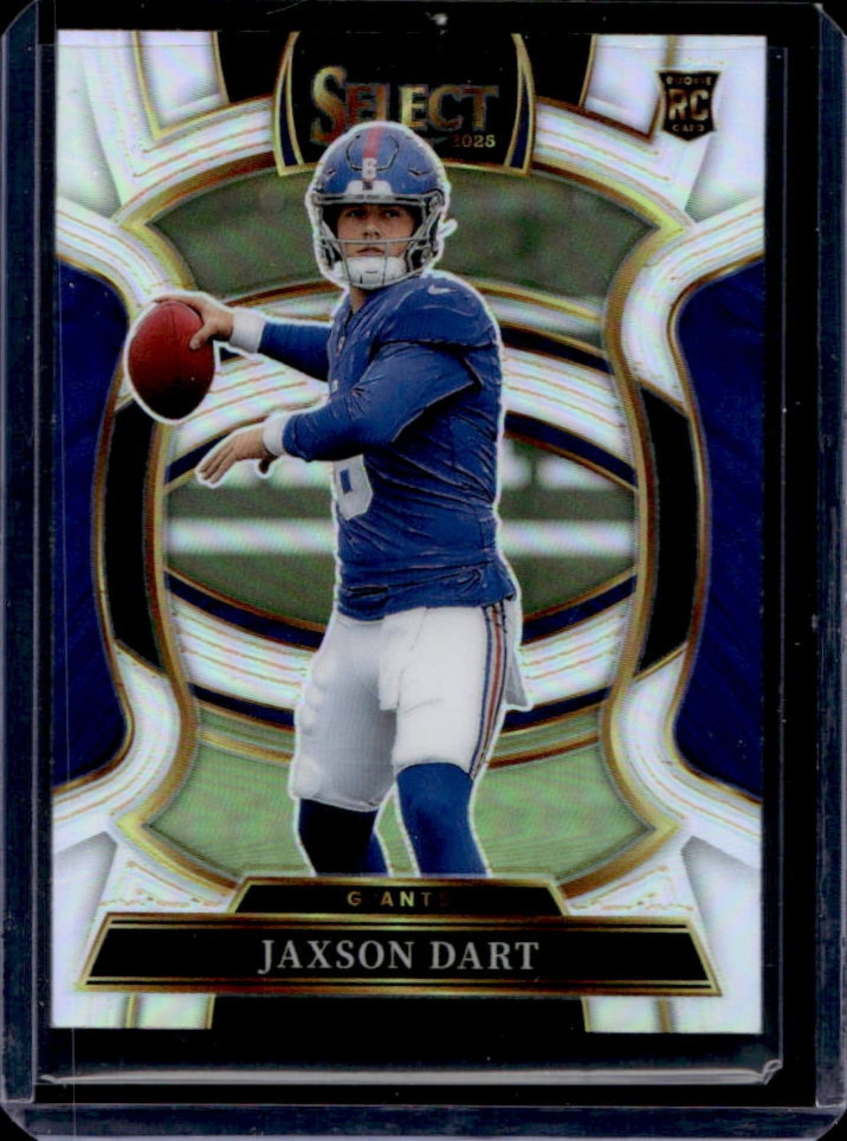 2025 Panini Select Jaxson Dart Concourse RC Silver Prizm Rookie #93 Giants