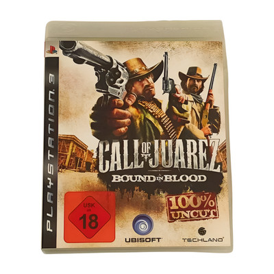 Call of Juarez Bound in Blood PS3 Ubisoft Techland Western Sehr Gut CIB Uncut