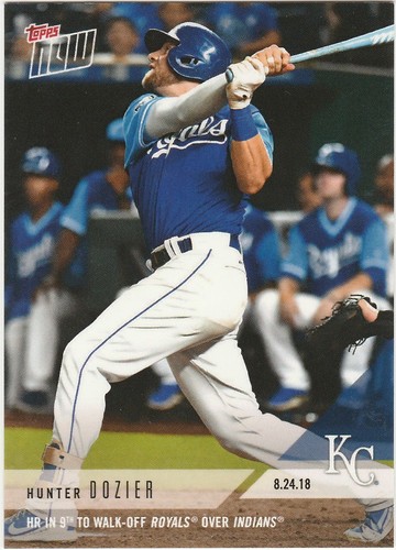 2018 Topps Now 638 Hunter Dozier