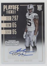 2016 Panini Contenders Playoff Ticket 4/199 Jihad Ward #122 Auto 1u6