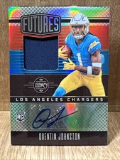 2023 PANINI LEGACY QUENTIN JOHNSTON /249 FUTURES PATCH AUTO SILVER RC #FAPS-8 