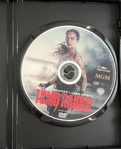Tomb Raider (DVD, 2018) Like New With Case - Picture 3 of 3