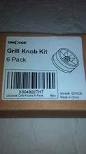 Unicook Grill Kit,  6 Pack Grill Control Knobs Replacement, Model# GI70226