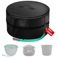 Garden Hose Storage Pot Cover – Protective Cover for Garden Hose Holder Pot; ...