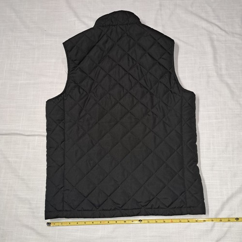 Hawke & CO Men's Black Full Zip Quilted Vest Coat Jacket Size S Outdoor Casual - Picture 4 of 10