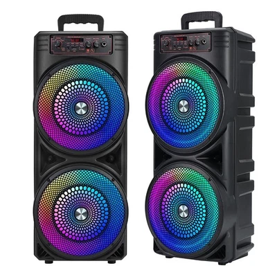 Large Subwoofer Bass Wireless Bluetooth Party Speaker Loud Outdoor Sound System - Image 1 of 4