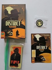 District Noir Card Game 2022 Pandasaurus Games | Complete | VG condition