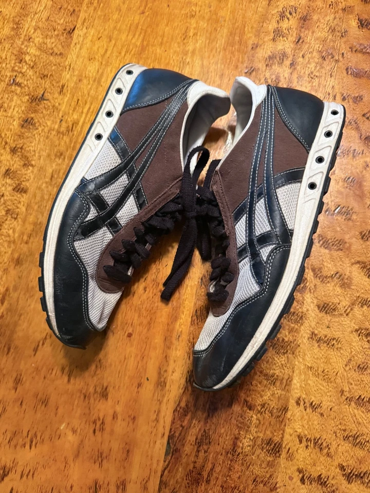 shoe tokuten unisex BROWN /black/white sneakers onitsuka tiger running SZ 9 A13 - Image 3 of 4