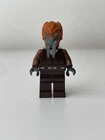 LEGO Star Wars Plo Koon Minifigure Dark Brown Robe sw0198 7676 8093 Used
