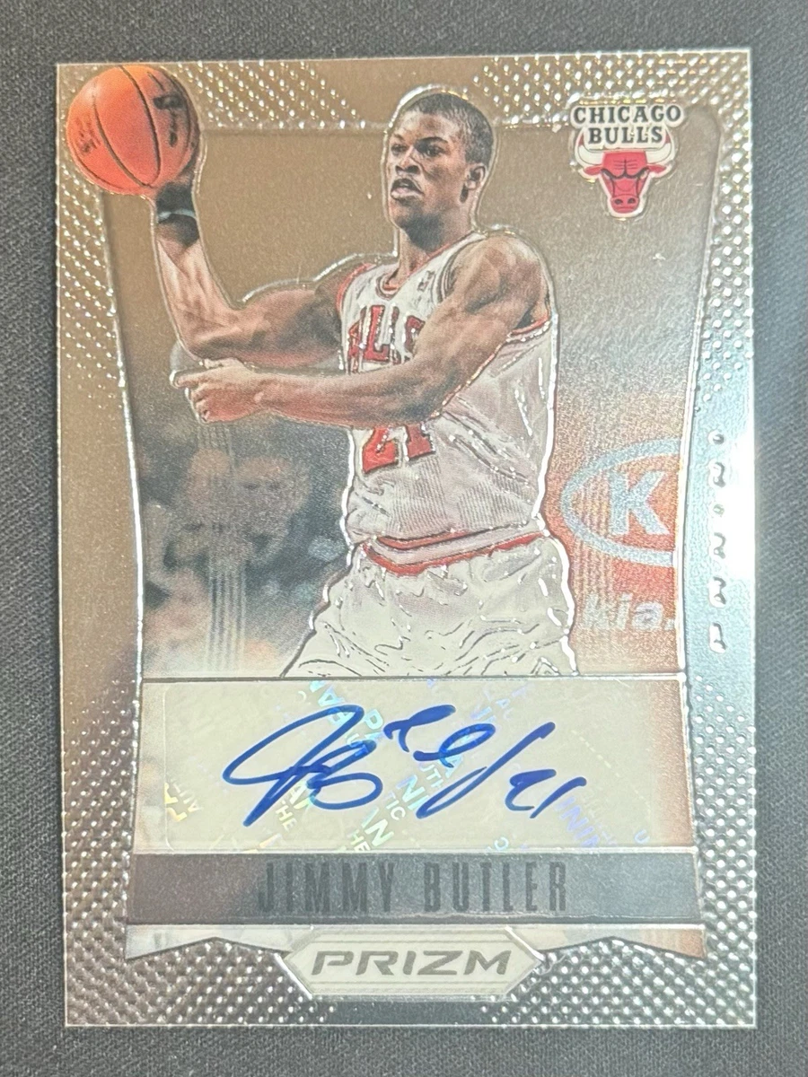 直筆サイン入り写真 ジミー・バトラー シカゴ・ブルズ/フレーム別/SA鑑定済 Jimmy Butler Basketball Autographed Sports Trading Cards
