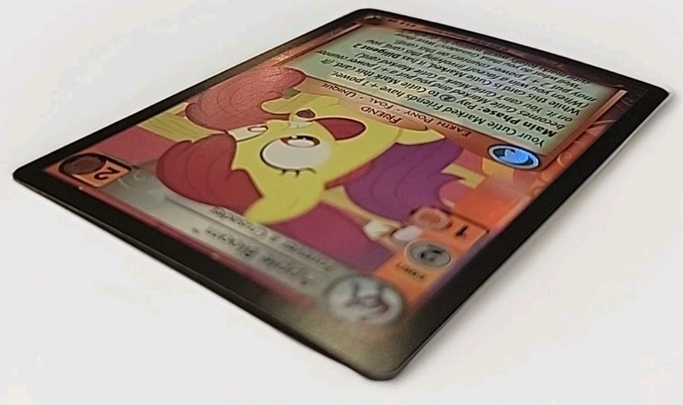 My Little Pony CCG FOIL Apple Bloom Forever A Crusader #15 SR Marks In Time - Image 2 of 4