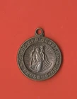 VINTAGE SAINT CHRISTOPHER PROTECT US MEDAL PENDANT FROM REV G.J. CARCICH
