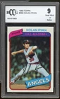 1980 Topps #580 Nolan Ryan Card BGS BCCG 9 Near Mint+