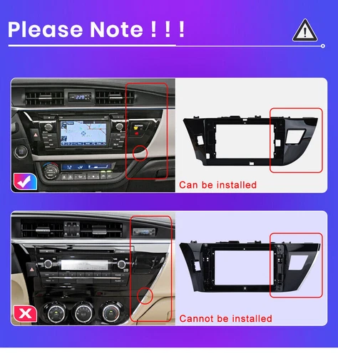 10" PARA TOYOTA COROLLA 2014-2016 ANDROID 13 COCHE ESTÉREO GPS RADIO CARPLAY FM WIFI - Imagen 7 de 22