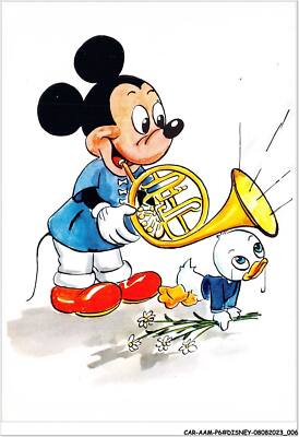 CAR-AAMP6-DISNEY-0507 - Mickey Spielt Trompete Mit Neffe Von Donald