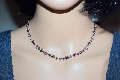 Halskette Collier Choker Schwarzton Strass von NEXT