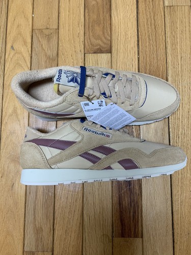 Size 12 Reebok Shoes Men’s Nylon Vintage Course Running Shoes Sahara Ig0652 New - Picture 5 of 7
