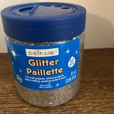 Silver Craft Glitter by Creatology 8 oz New