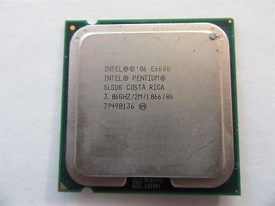 Intel Pentium Dual-Core E6600 - 3.06 GHz 2MB LGA775 SLGUG CPU 1066MHz