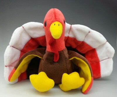 TY BEANIE BABIES COLLECTION GOBBLES 1996 Turkey Couple of errors SEE DESCRIPTION