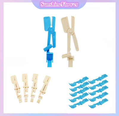 Dental X-Ray Universal Film Holder Plastic Snap Radiograph Clip White ...