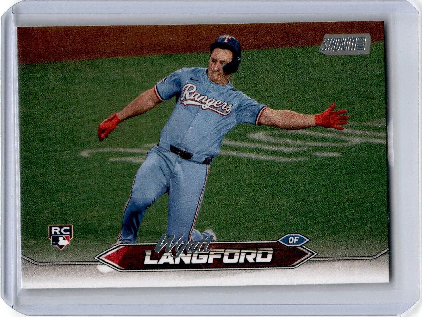 2024 Topps Stadium Club Wyatt Langford #30 Texas Rangers