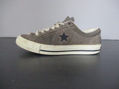 converse one star suede grey