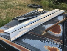 1981-1986 Chevy G-body Monte Carlo Lower Door Rocker Chrome Panels Show Clean