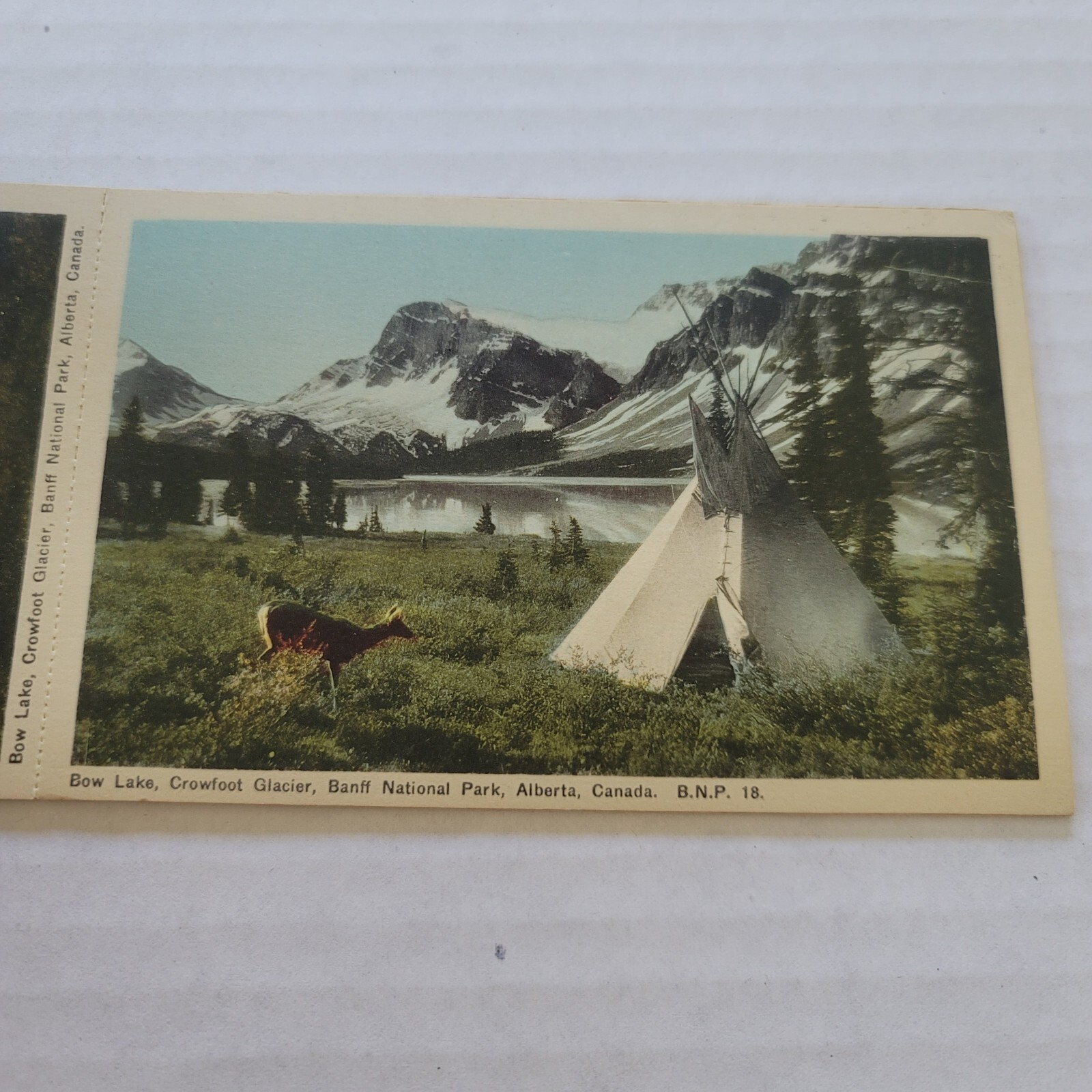 Vintage Banff Alberta Canada Miniature Postcard View Album 10 Postcards