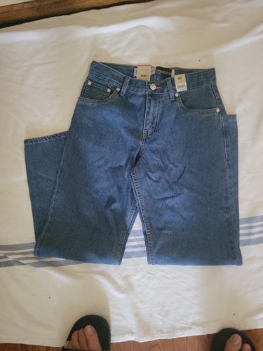 NWT Levis Silvertab Stay Loose Straight Boys 14 Reg 27x29 BLUE Jeans Eco Ease - Picture 9 of 9