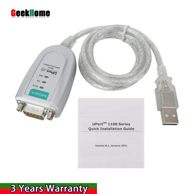 MOXA UPORT 1110 One-Port RS232 to USB Adapter Cable RS232 to USB Converter