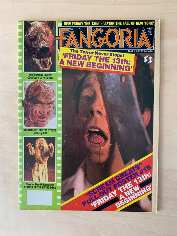 Fangoria Magazine #44 (1985) - Friday the 13th: ANB/Elm Street w/Poster