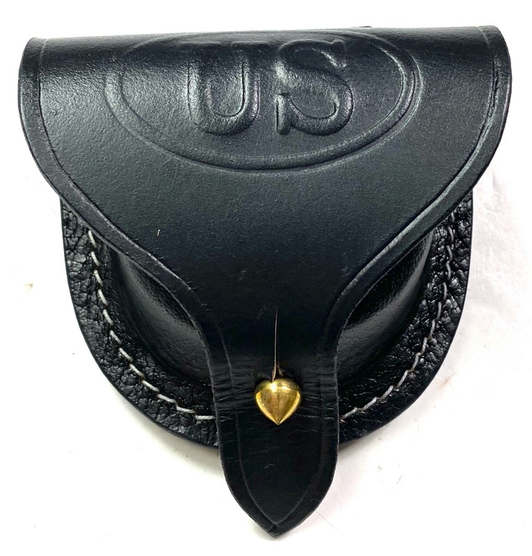 INDIAN WAR US UNION M1874 .45 .36 "MODIFIED CAP" CARTRIDGE AMMO BELT POUCH