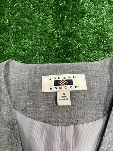 Joseph Aboud Lined Waistcoat Vest Gray Size Small - Picture 5 of 9