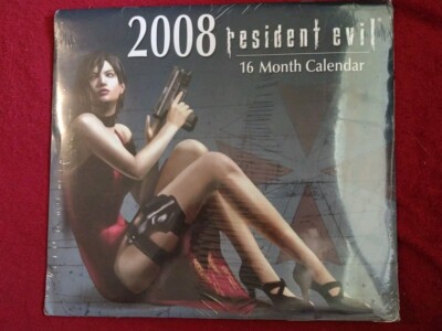 Resident Evil 2008 Calendar by Prima Games   NEW-SEALED w/Sticker Pack Inside 