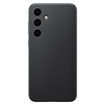 Original Samsung by Hochuen Vegan Leather Case Galaxy S24+ Plus Black Schwarz