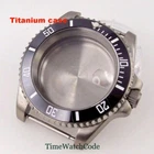 Titanium Watch Case 40mm 200m Waterproof Fit NH35 NH36 ETA2824 PT5000 Movement