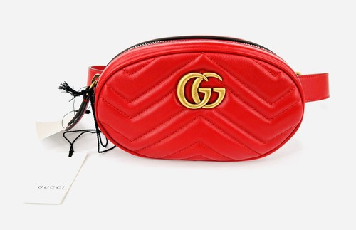 GUCCI GUCCI Waist bag GG Marmont 476434 Velor velvet Green Used unisex GHW  476434｜Product Code：2107600859323｜BRAND OFF Online Store
