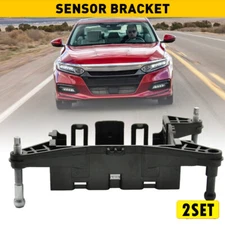 2set Radar Cruise Sensor Control Body Bracket Black Fits For 2018-2022 Honda Acc