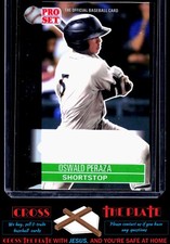 1-2021 Leaf Pro Set UNSIGNED PROOF 1/1 Clear Green Oswald Peraza NYY #NOT SEALED