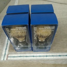 BLADE For Men PREMIUM SHAVE BRUSH 100 Natural Boar Bristles 4 Pack 