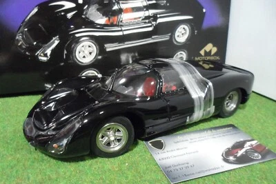 PORSCHE 910 de 1967 street noir black au 1/18 d EXOTO MOTORBOX MTB 00064 voiture - Photo 1/3