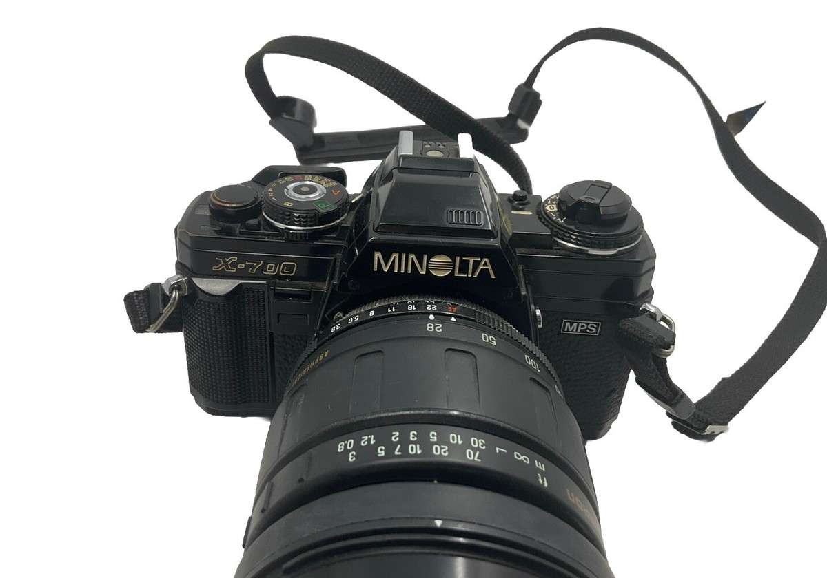 MINOLTA　X-700 TAMRON ModeI 17A Vintage Minolta X-700 MPS Camera w/Tamron Aspherical LD 28-200mm 1