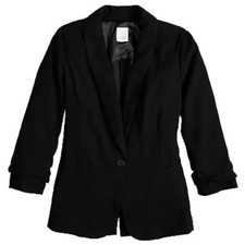 LC Lauren Conrad Women's Black Shawl Collar Blazer - Size XL - NWT