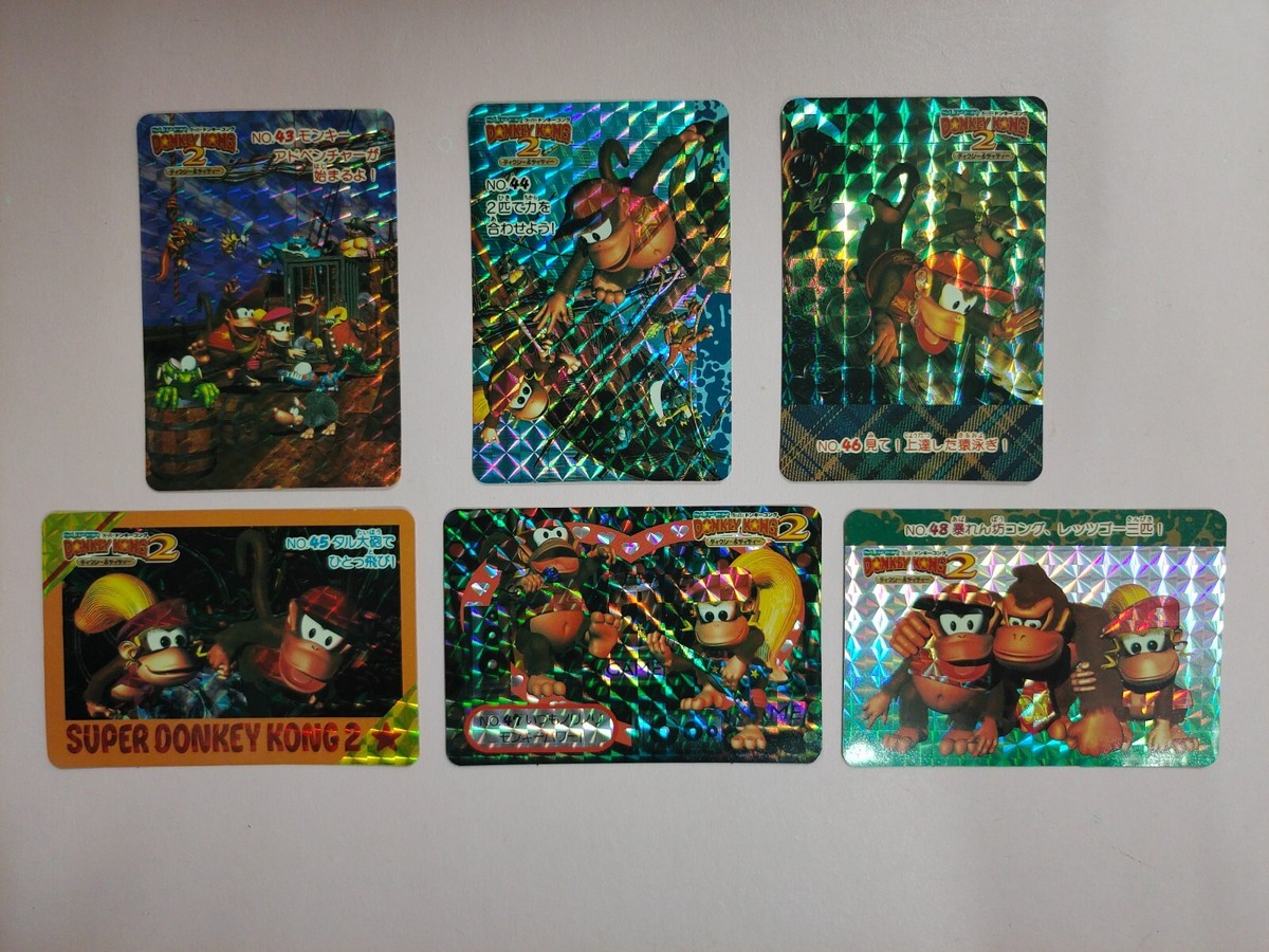 Bandai Carddass Card Nintendo 1996 Donkey Kong Country 2 Bandai