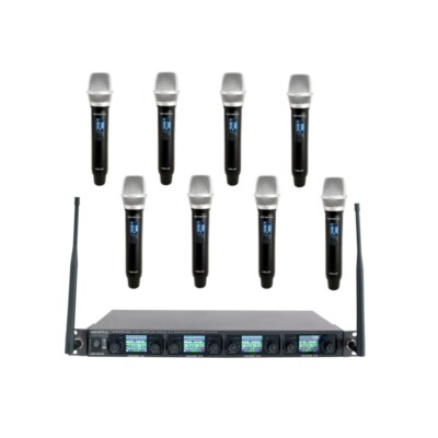 VOCOPRO UDX-OCTO/HT 8 Digital PLL Wireless Rackmount Microphone System