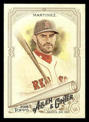 J.D. Martinez 2018 Topps Allen & Ginter #51   Boston Red Sox