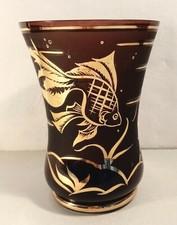 Art Deco Vase, signiert Schneider Handdekor. Charles Schneider 1881-1953