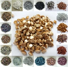 5x3mm Pinch Beads -Choose Color- (100 beads) Czech Glass