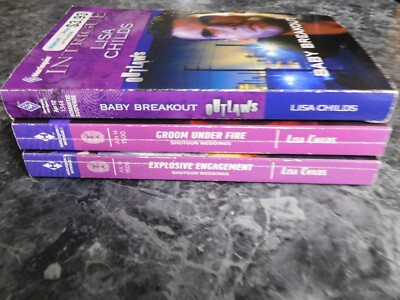 Harlequin Intrigue Lisa Childs lot of 3 Romantic Suspense Paperbacks